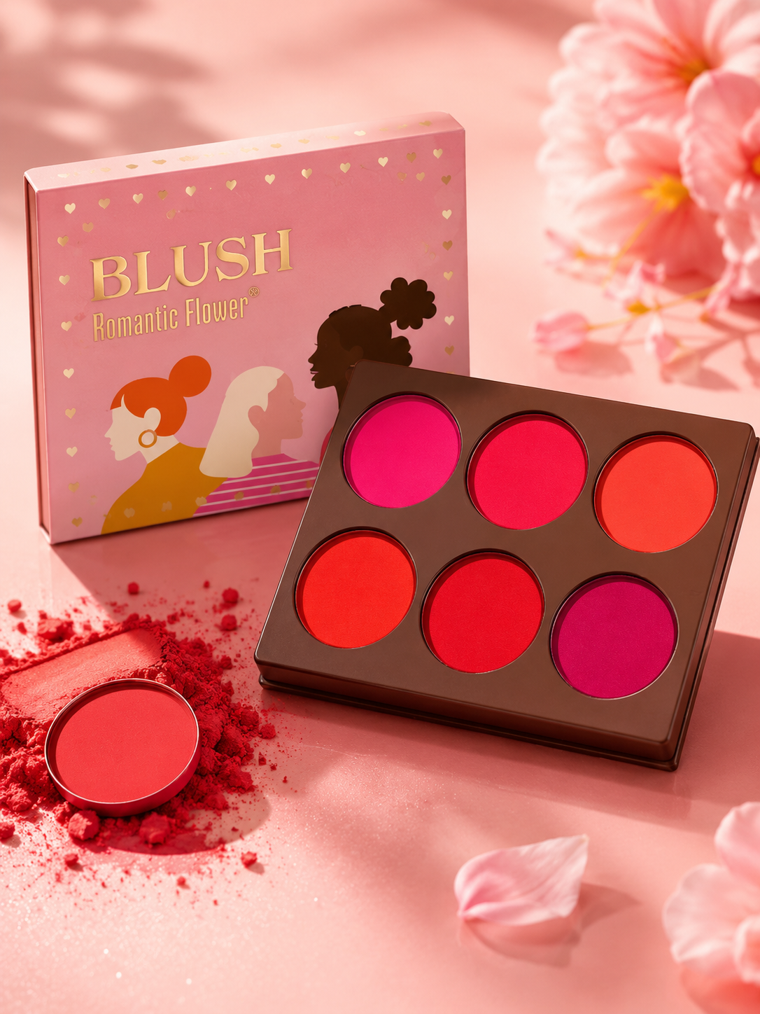 Waterproof Radiant Blush Palette