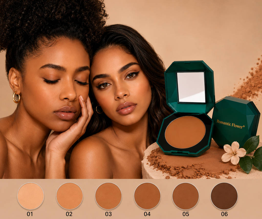 Velvet Matte Powder – Waterproof Pressed Powder | 6 Shades