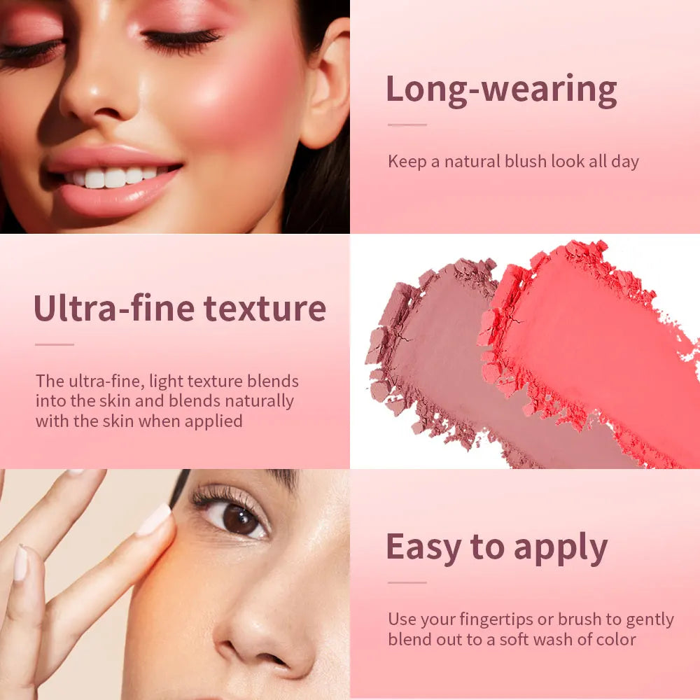 Matte Pink Blush Duo