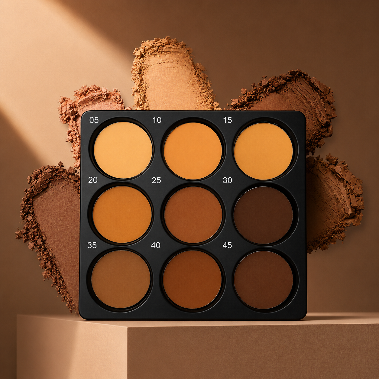 9-Color Contour Palette